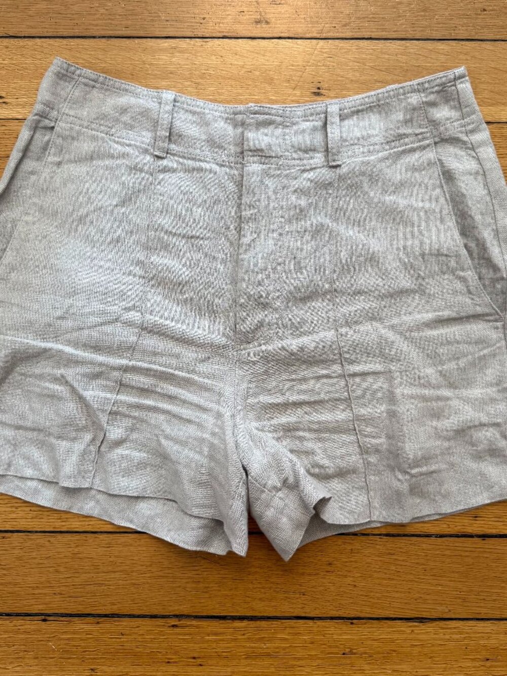 Madewell Pintucked Shorts in 100% Linen